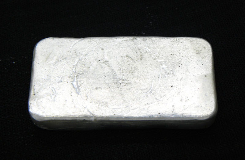 75g Hand Poured Fine Silver Bar .999