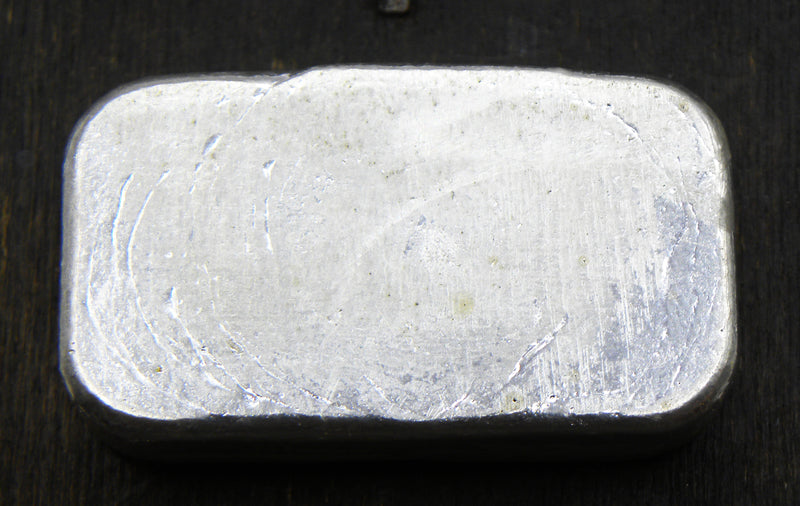 50g Hand Poured Fine Silver Bar .999